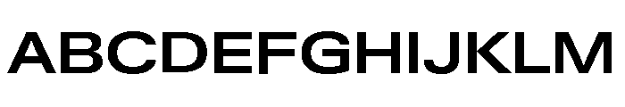 Neue Gstaad Expanded Semibold Font UPPERCASE