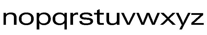Neue Gstaad Expanded Variable Expanded 3 Font LOWERCASE
