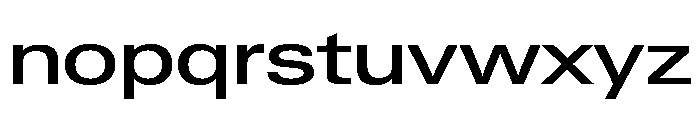 Neue Gstaad Expanded Variable Expanded 4 Font LOWERCASE