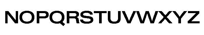 Neue Gstaad Expanded Variable Expanded 5 Font UPPERCASE