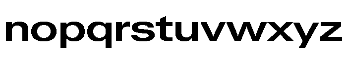 Neue Gstaad Expanded Variable Expanded 5 Font LOWERCASE
