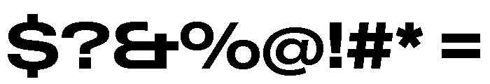 Neue Gstaad Expanded Variable Expanded 6 Font OTHER CHARS