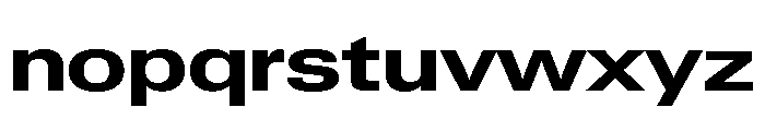 Neue Gstaad Expanded Variable Expanded 6 Font LOWERCASE