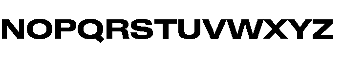 Neue Gstaad Expanded Variable Expanded 7 Font UPPERCASE