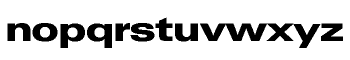Neue Gstaad Expanded Variable Expanded 7 Font LOWERCASE