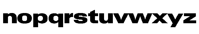 Neue Gstaad Expanded Variable Expanded 8 Font LOWERCASE
