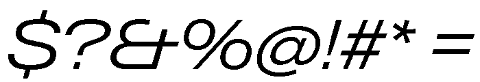 Neue Gstaad Expanded Variable Regular 2 Font OTHER CHARS