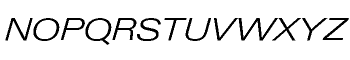 Neue Gstaad Expanded Variable Regular 2 Font UPPERCASE
