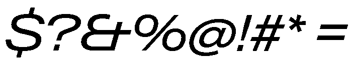 Neue Gstaad Expanded Variable Regular 3 Font OTHER CHARS