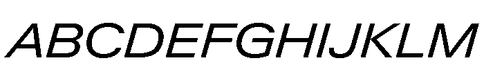 Neue Gstaad Expanded Variable Regular 3 Font UPPERCASE