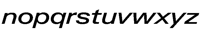 Neue Gstaad Expanded Variable Regular 4 Font LOWERCASE