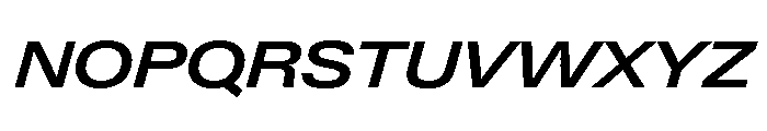 Neue Gstaad Expanded Variable Regular 5 Font UPPERCASE