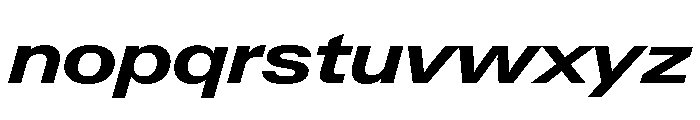 Neue Gstaad Expanded Variable Regular 6 Font LOWERCASE