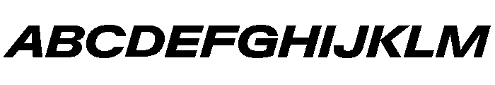 Neue Gstaad Expanded Variable Regular 7 Font UPPERCASE