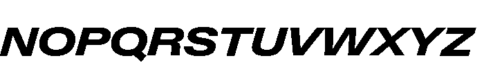 Neue Gstaad Expanded Variable Regular 7 Font UPPERCASE