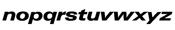Neue Gstaad Expanded Variable Regular 7 Font LOWERCASE