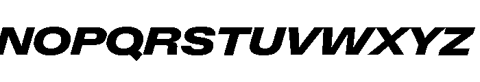 Neue Gstaad Expanded Variable Regular 8 Font UPPERCASE