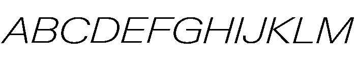 Neue Gstaad Expanded Variable Regular Font UPPERCASE