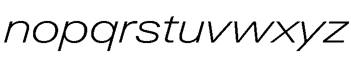 Neue Gstaad Expanded Variable Regular Font LOWERCASE