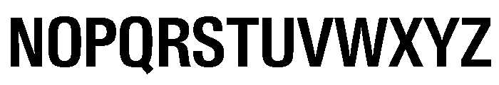 Neue Gstaad Narrow Semibold Font UPPERCASE