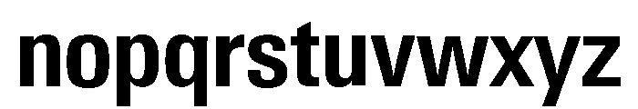 Neue Gstaad Narrow Semibold Font LOWERCASE