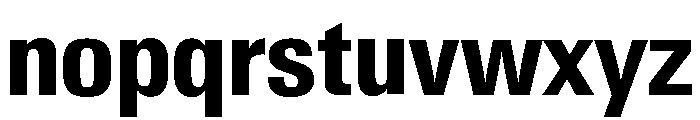 Neue Gstaad Narrow Variable Narrow 6 Font LOWERCASE