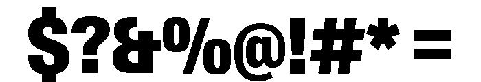 Neue Gstaad Narrow Variable Narrow 8 Font OTHER CHARS