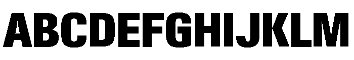 Neue Gstaad Narrow Variable Narrow 8 Font UPPERCASE