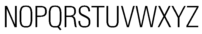 Neue Gstaad Narrow Variable Narrow Font UPPERCASE