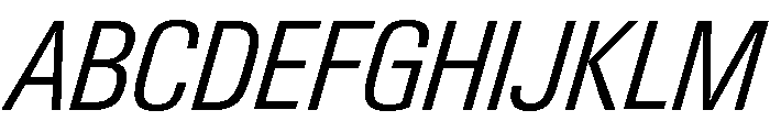 Neue Gstaad Narrow Variable Regular 2 Font UPPERCASE