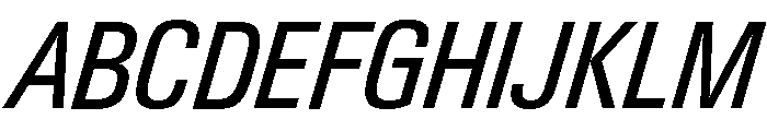 Neue Gstaad Narrow Variable Regular 3 Font UPPERCASE