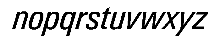 Neue Gstaad Narrow Variable Regular 3 Font LOWERCASE