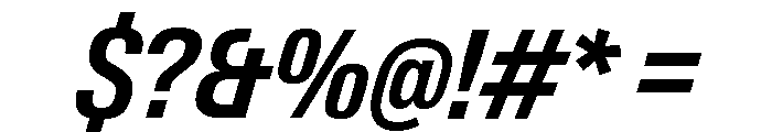 Neue Gstaad Narrow Variable Regular 5 Font OTHER CHARS