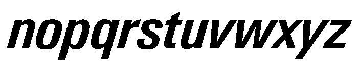 Neue Gstaad Narrow Variable Regular 5 Font LOWERCASE