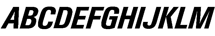 Neue Gstaad Narrow Variable Regular 6 Font UPPERCASE