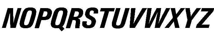Neue Gstaad Narrow Variable Regular 6 Font UPPERCASE