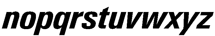 Neue Gstaad Narrow Variable Regular 6 Font LOWERCASE