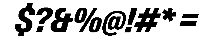 Neue Gstaad Narrow Variable Regular 7 Font OTHER CHARS