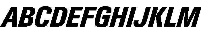 Neue Gstaad Narrow Variable Regular 7 Font UPPERCASE