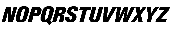 Neue Gstaad Narrow Variable Regular 8 Font UPPERCASE