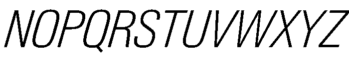 Neue Gstaad Narrow Variable Regular Font UPPERCASE