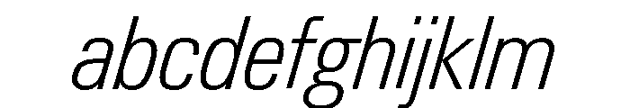 Neue Gstaad Narrow Variable Regular FONT