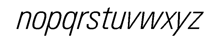 Neue Gstaad Narrow Variable Regular Font LOWERCASE