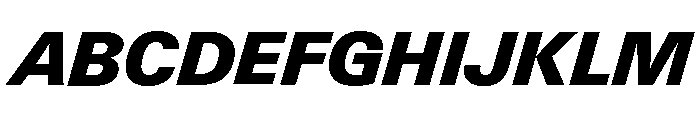 Neue Gstaad Normal Variable Black Italic Font UPPERCASE