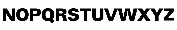 Neue Gstaad Normal Variable Black Font UPPERCASE