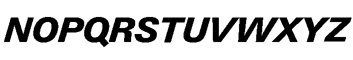Neue Gstaad Normal Variable Extrabold Italic Font UPPERCASE