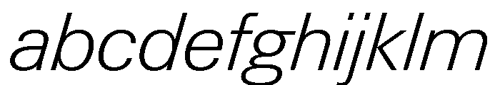 Neue Gstaad Normal Variable Extralight Italic FONT