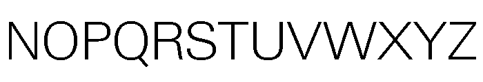 Neue Gstaad Normal Variable Extralight Font UPPERCASE