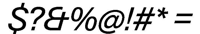 Neue Gstaad Normal Variable Italic Font OTHER CHARS