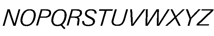 Neue Gstaad Normal Variable Light Italic Font UPPERCASE